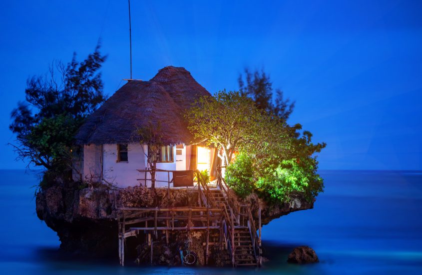 The Rock Restaurant: a restaurant on the beach of paradise