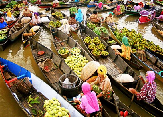 mercato galleggiante bangkok